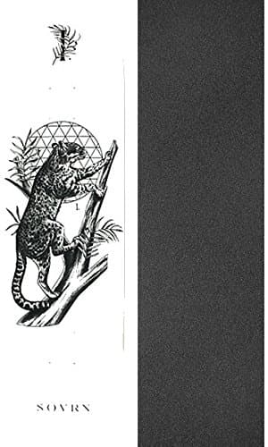 Sovrn Skateboards Felis Skateboard Deck - 8.5" x 32" with Mob Grip Perforated Griptape - Bundle of 2 items