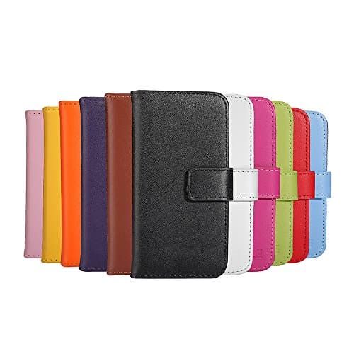 Idol Luxury Genuine Leather Wallet Stand Folio Case for Samsung Galaxy S9 S8 / S8 Plus S7 / S7 Edge S6 / S6 Edge S5 S4 Note 9 Note 8 Note 6 Note 5 Note 4 Note 3 Note 2