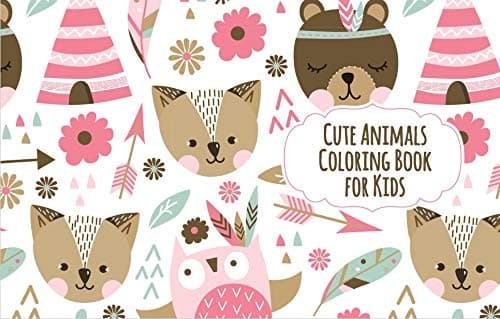 PHERAL FIT Cute Animals Coloring Book for Kids