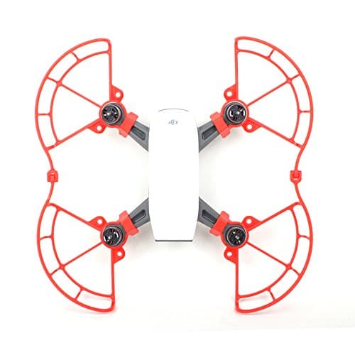 Skyrelease 2 in 1 Spark Protection Combo Propeller Guard + Landing Gear Stabilizers Anti-collision for DJI Spark Camera Drone Accessories Red