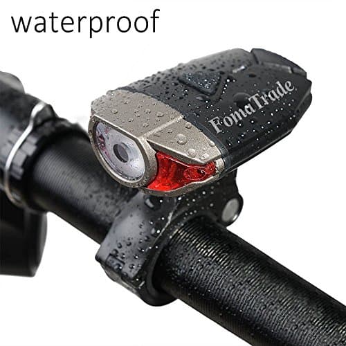 Bicycle Front Light USB Rechargeable Bike Light LED Waterproof Bicycle Headlight Helmet Light for Cycling Safety By Fomatrade