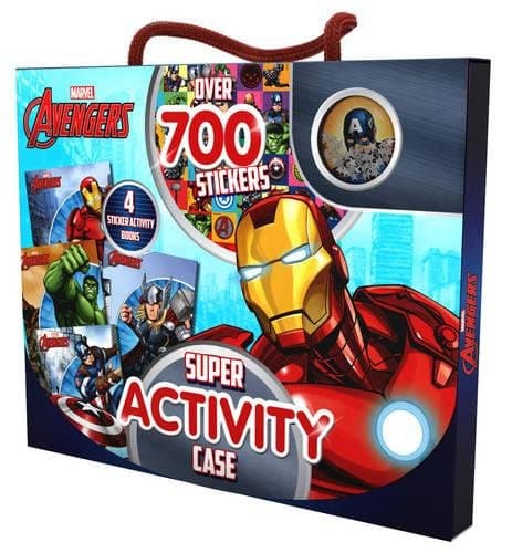 Marvel Avengers Super Activity Case: Over 700 Stickers (On the Go Activity Pack) Paperback – Import, 9 May 2017