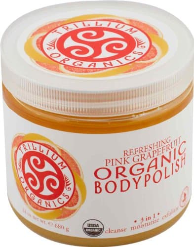 Trillium Pink Grapefruit Refreshing Body Polish - Salt Scrub - 24 Oz
