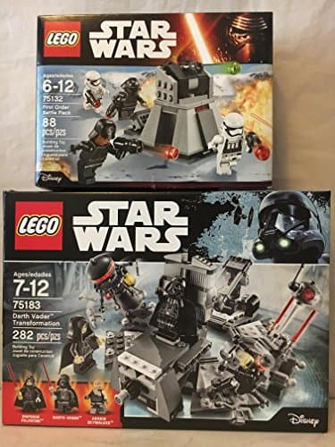 LEGO Star Wars Darth Vader Transformation & LEGO Star Wars First Order Battle Pack