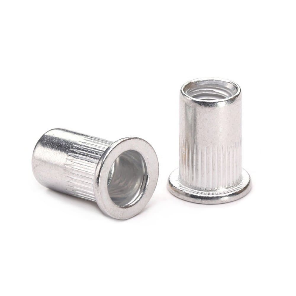 50pcs 1/4-20 Aluminum Large Flange Nut Rivet Nutsert Rivet Nuts