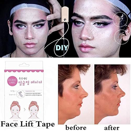Face Lifting Patch Invisible Artifact Sticker Lift Chin Thin Face Sticker Adhesive Tape Make-up Face Lift Tools 100PCS/Box