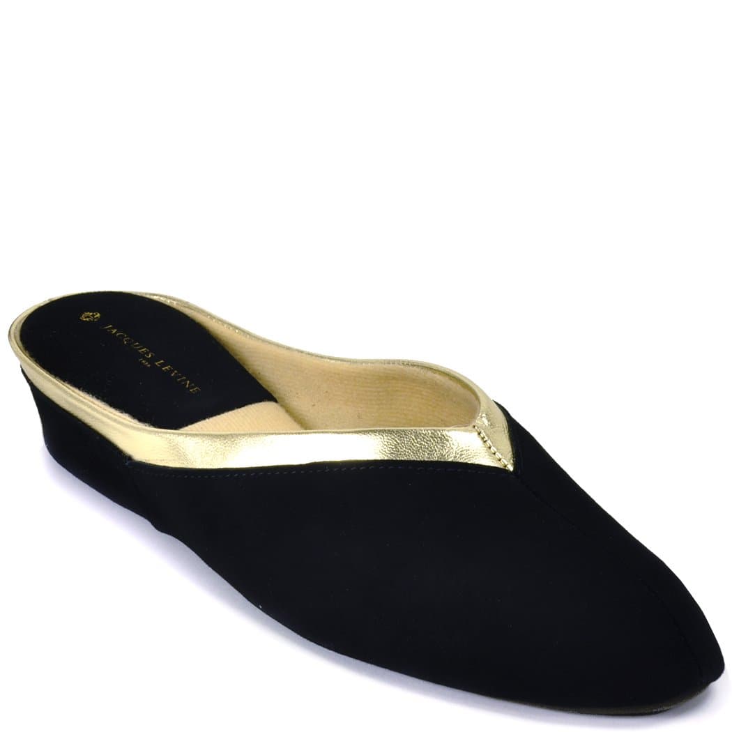 Jacques Levine #4640 Womens Wedge Slipper