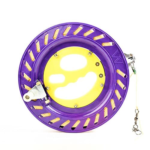 ZANBO Outdoor 20cm Diameter Flying Kite Wheel with 350m String Kite Reel Flyting Tools(20cm diameter Kite Wheel with 350m Line) (PURPLE)