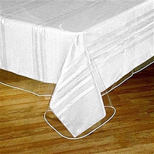 Bella kline Vinyl Clear Tablecloth Protector - 54" x 54" Square