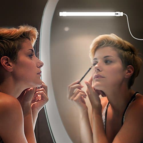 LED Mirror Light, Portable Vanity lights | Simulated Daylight | Brightness infinite adjustment | Hand Sweep Motion Sensor Switch |12V Adapter Powered , Makeup Light.