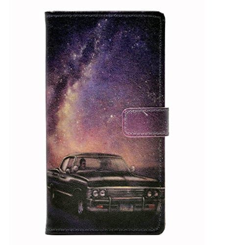 iphone X Case - Unique Supernatural Nebula Sky Pattern Slim Wallet Card Flip Stand Leather Pouch Case Cover For Apple iphone X (2017) New Arrival - Cool as Great Gift