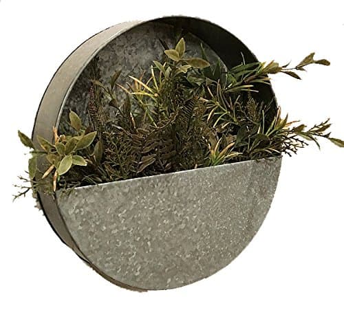 Pine Creek 12 x 12 x 2.5" Round Wall Planter