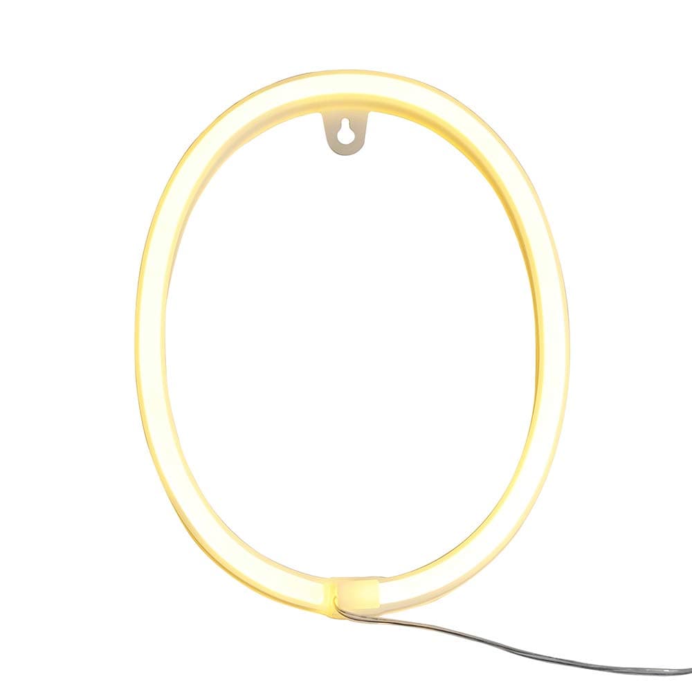 Neon Night Light Warm White LED Alphabet Marquee Light A-Z Neon Letter Sign Decorative Word Light for Home Bar Cafe Party Event Festival, Christmas Birthday Gifts for Kids(O)