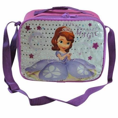Disney Sofia the First Insulated Lunch Box Bag W/shoulder Adjustable Strap