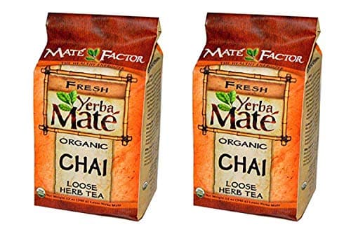 Mate Factor Yerba Organic Chai Loose, 12 Ounce (2 Pack)