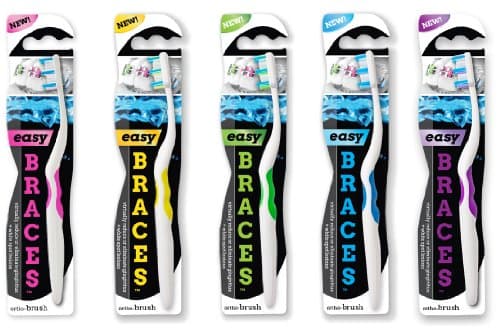 Easy Braces Brush (Pack of 3 Blue)