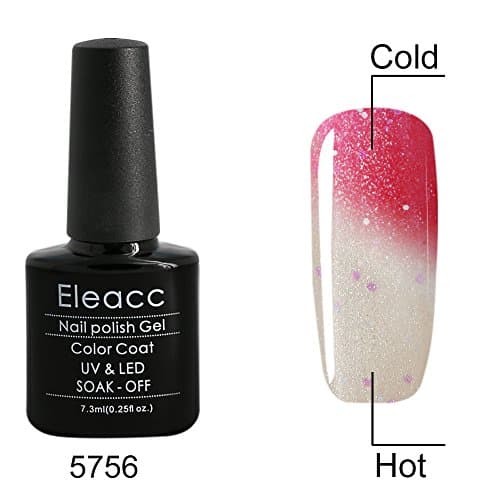 Eleacc Temperature Changing Colour Soak Off UV LED Gel Polish Gelpolish 7.3 ml (5756)