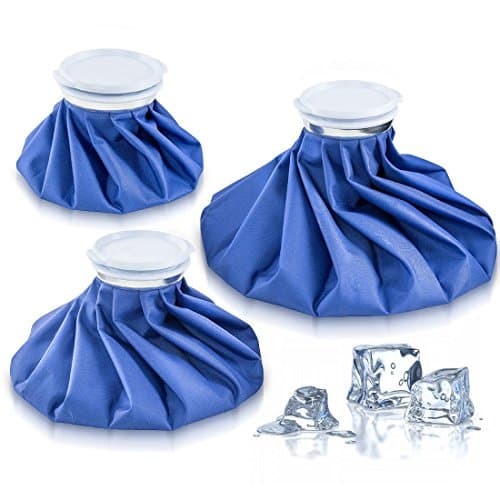 Ruoi Ice Bag Packs, 3-size Waterproof No-Leak Ice Pack Bags Reusable for Sports Pain Relief & Post-Op Cold Therapy, 3 Pack 11' 9' 6' (Royal Blue)