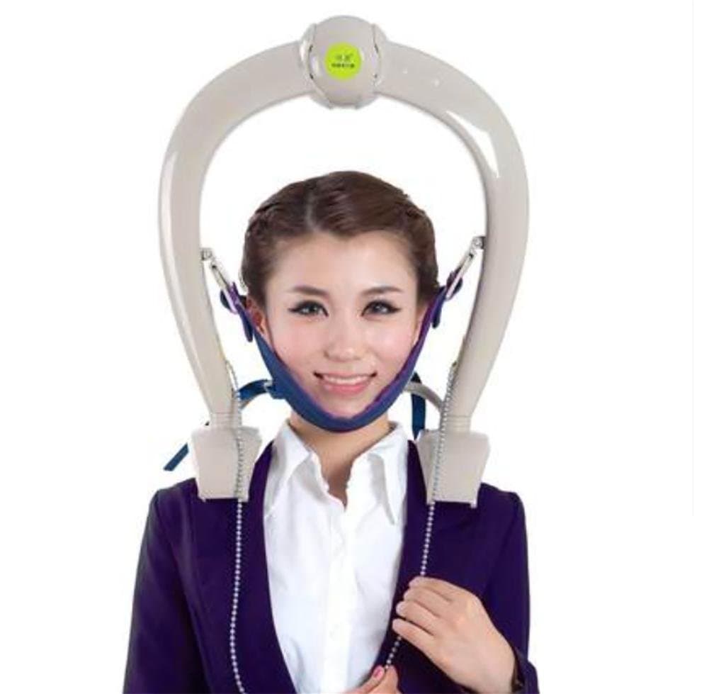 Cervical Neck Traction Device,Neck Stretching Neck Care Improve Spine Alignment Reduce Neck Pain Cervical Collar Adjustable