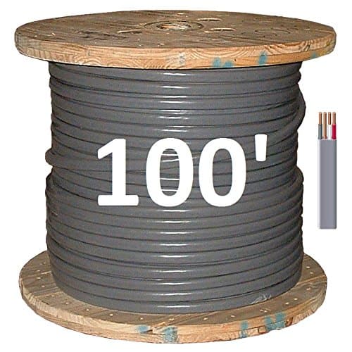 8/3 UF (Underground Feeder - Direct Earth Burial) Cable