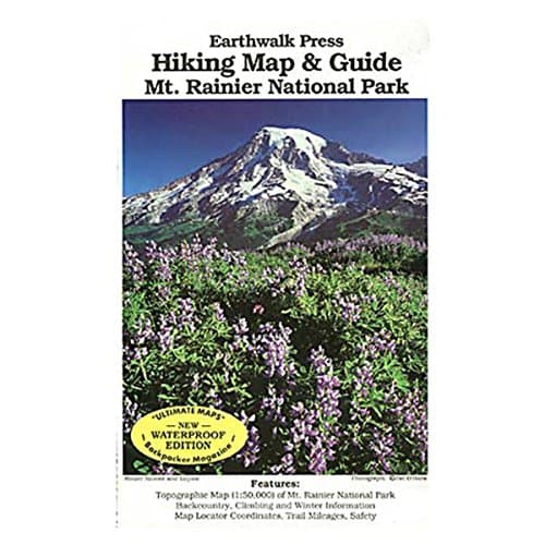 Earthwalk Press Mt Rainer NP Hiking Map & Guide by Earthwalk Press - 16-5WP