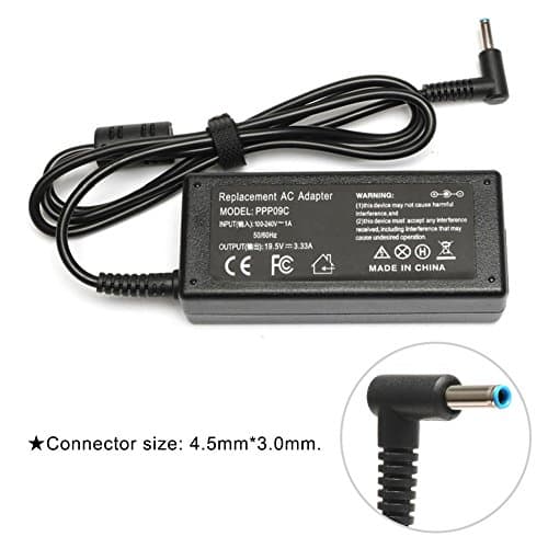LPCAL 65W 19.5V 3.33A Laptop AC Adapter For for HP Chromebook 14 14-q010nr ProBook 450 440 640 650 430 HP Pavilion Sleekbook 14 15 14-b000 HP 15-F009WM 15-F023WM 15-F039WM 15-F059WM
