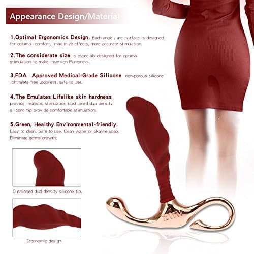 (3 DAYS DELIVERY ) Iron Handheld FDA Approved silicone P-rostate massager ( USA SELLER )