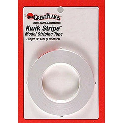 Great Planes 1/8" White Striping Tape