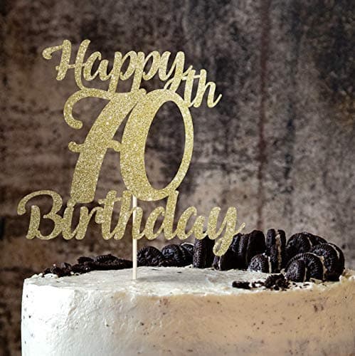 Personalised Age Cake Topper Custom Birthday Topping Theme Party Essential Decoration