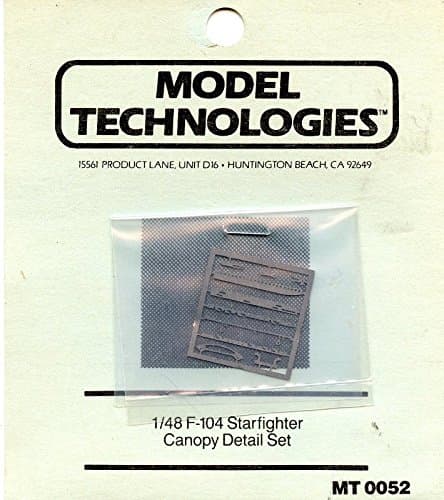 Model Technologies 1:48 F-104 Starfighter Canopy PE Detail Set #MT0052