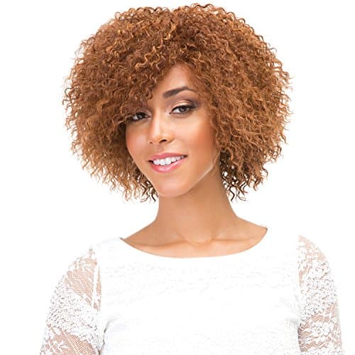 Janet Collection Synthetic Lace Front Wig Natural Super Flow Invisible Deep Part Lace Margaret (OET1B/BURG)