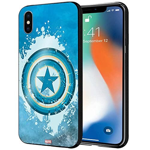 Cellkraft Licensed Marvel Captain America Hard Back Case Mobile Cover for Apple iPhone Xs Max (D400)