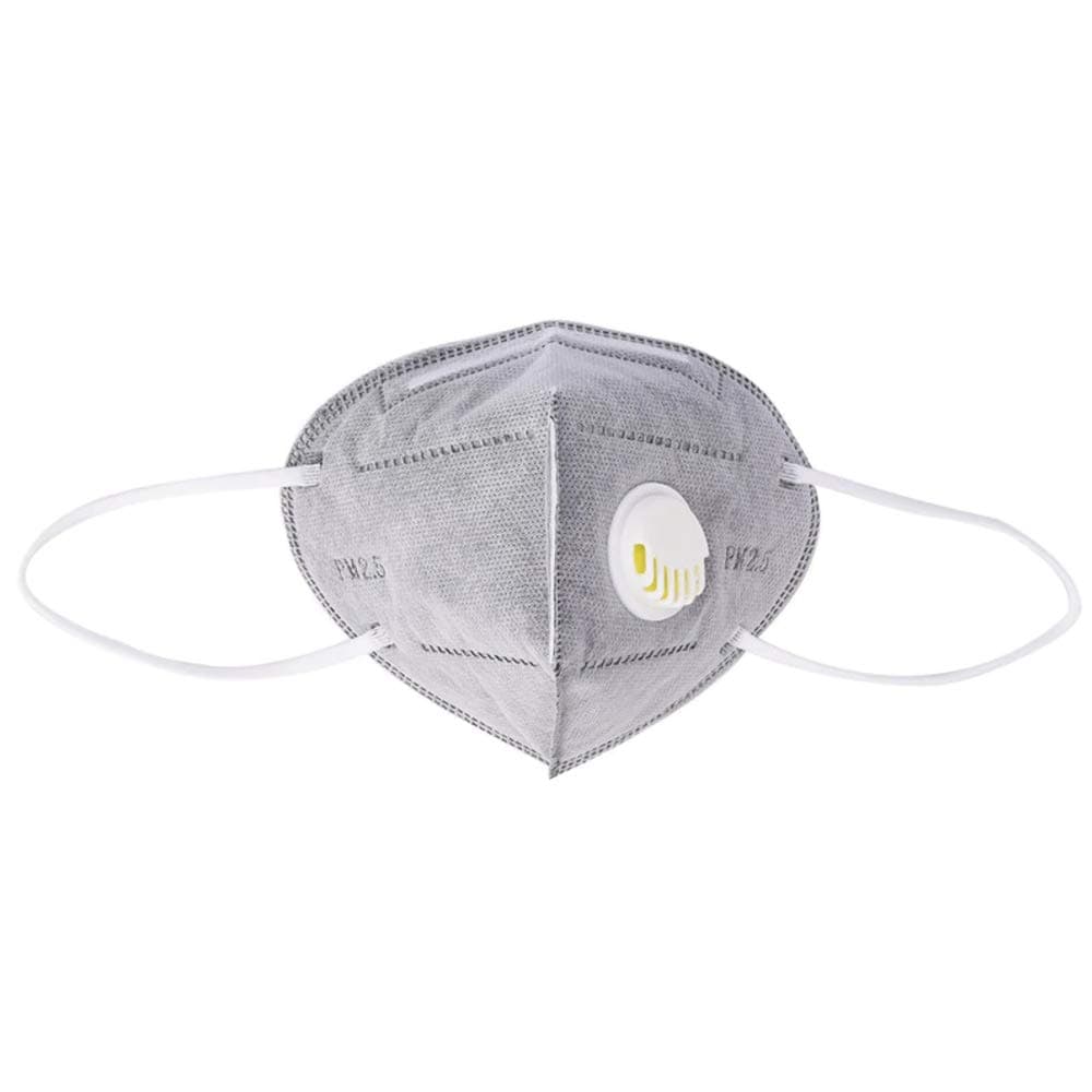 iSWEVEN PM 2.5 Anti Pollution Mask Face Mask Foldable Non Woven (Pack of 1, Grey)
