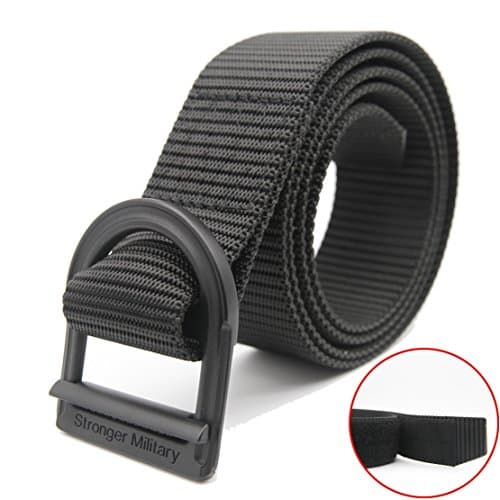 GRASEP Heavy Duty Tactical Utility Web Belt - 1.69 Inch Wide 2.9mm Thick Nylon With Velcro - For Concealed Carry Holsters Pouches Security Military Wilderness (XXL (41"-45"))