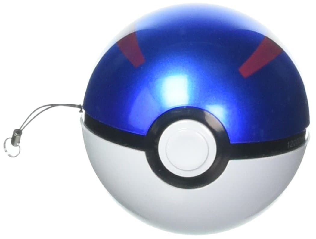 Martheroll Second Generation Portable Power Bank 12000mAh External Battery Charger with 2 USB Ports for Pokemon Go Pokeball AR Game use (Blue)