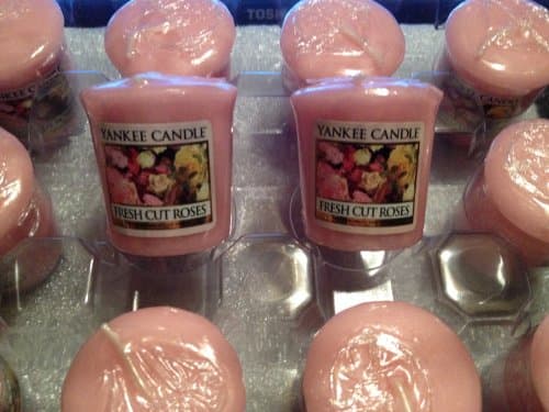 Yankee Fresh Cut Roses Candle Votives (6 pack)