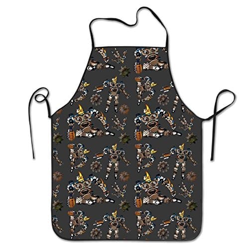 Home Kitchen Machinery Cool Robot Durable Household Aprons Twill 100% Polyester