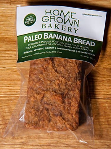 Paleo Pastries- Banana Bread, 3.5 oz, (6 pack)
