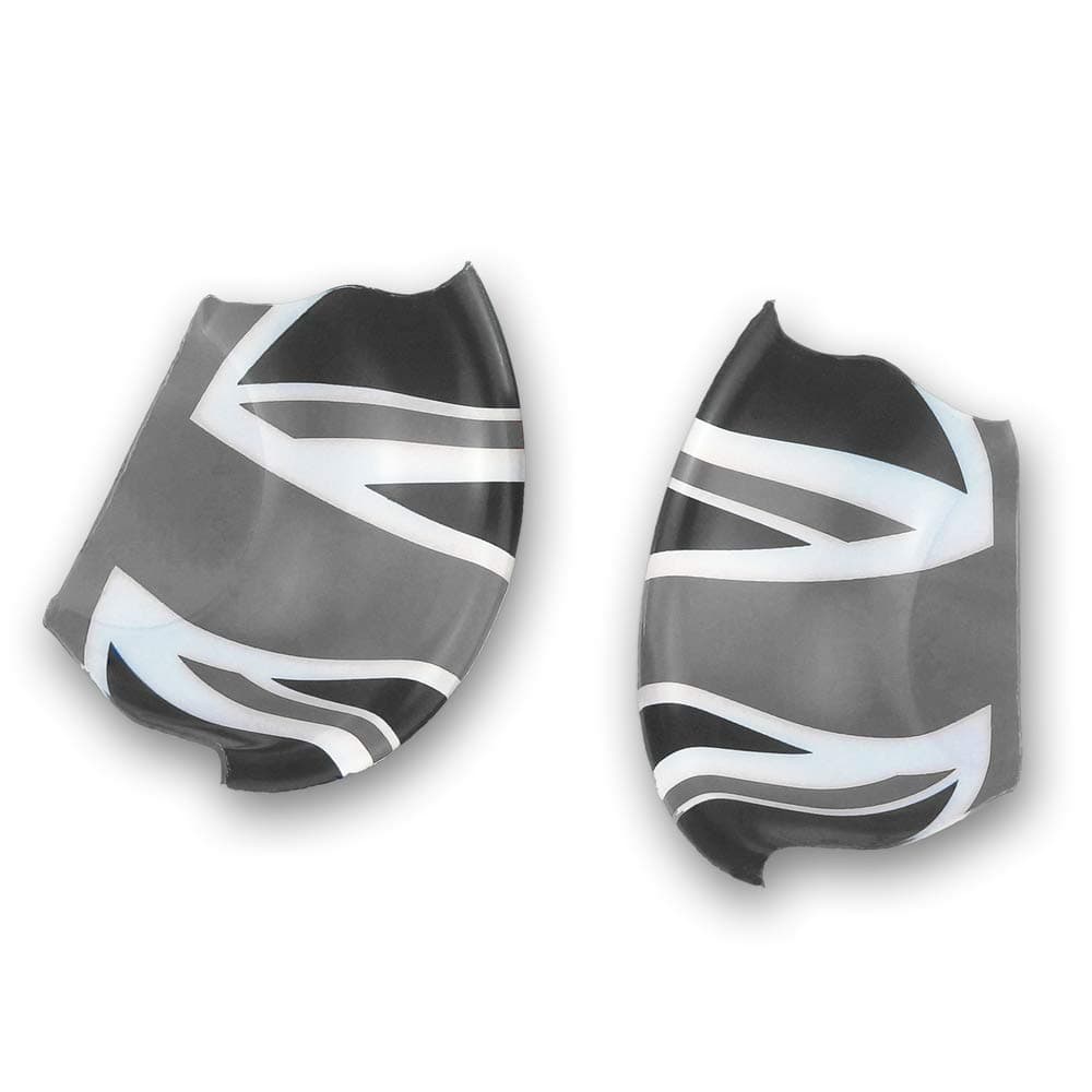 Heinmo Car Interior Door Handle Panel Sticker Cover Decoration for Cooper F54 Clubman F55 F56 Hatchback F60 Countryman 2014-2023 (Gray rice)