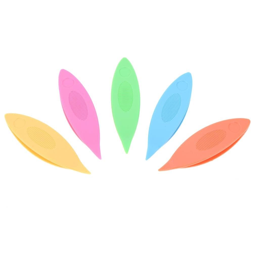 Crochet Hooks Set,5pcs Tatting Shuttle Weaving Tool DIY Handmade Craft Lace Making Accessory