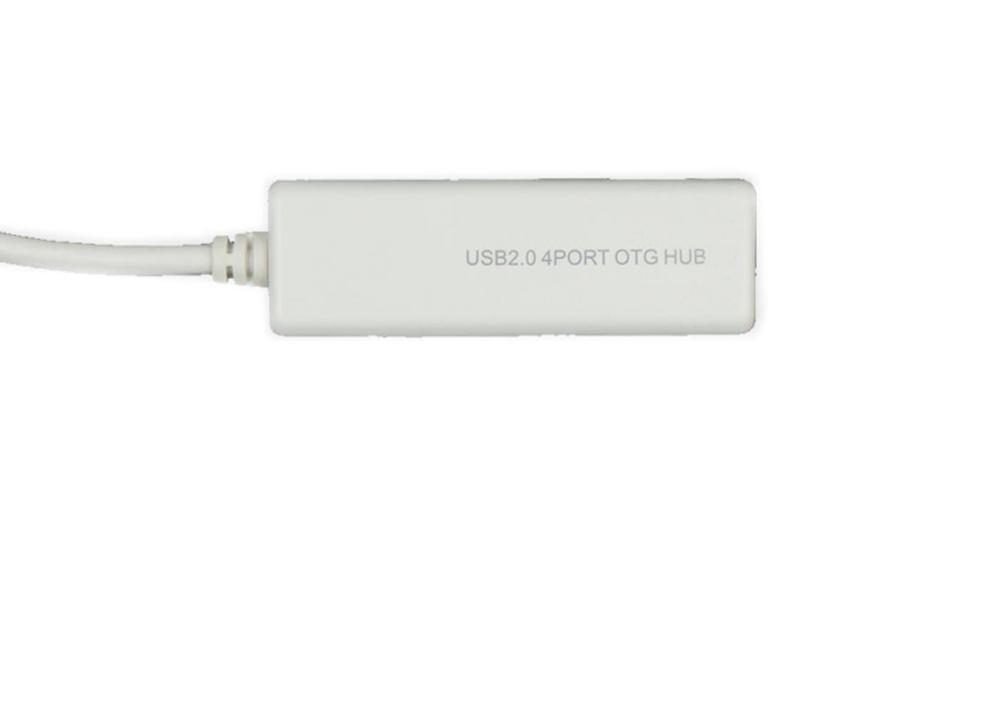 Miraclears 4 Port Micro USB 2.0 OTG Charger HUB Cable Adapter Splitter for Tablet MP3 USB Phone Keyboard Fixed Version - White