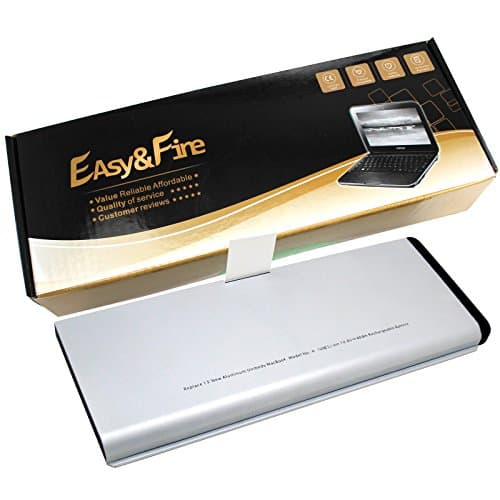 Easy&Fine Laptop Battery A1280 for Apple MacBook 13'' Late 2008 A1278(not fit 2009 2010 2011 version A1278) MB771 MB771/A MB771J/A MB771LL/A(Aluminum Unibody Li-Polymer 45Wh) 1 Year Warranty!