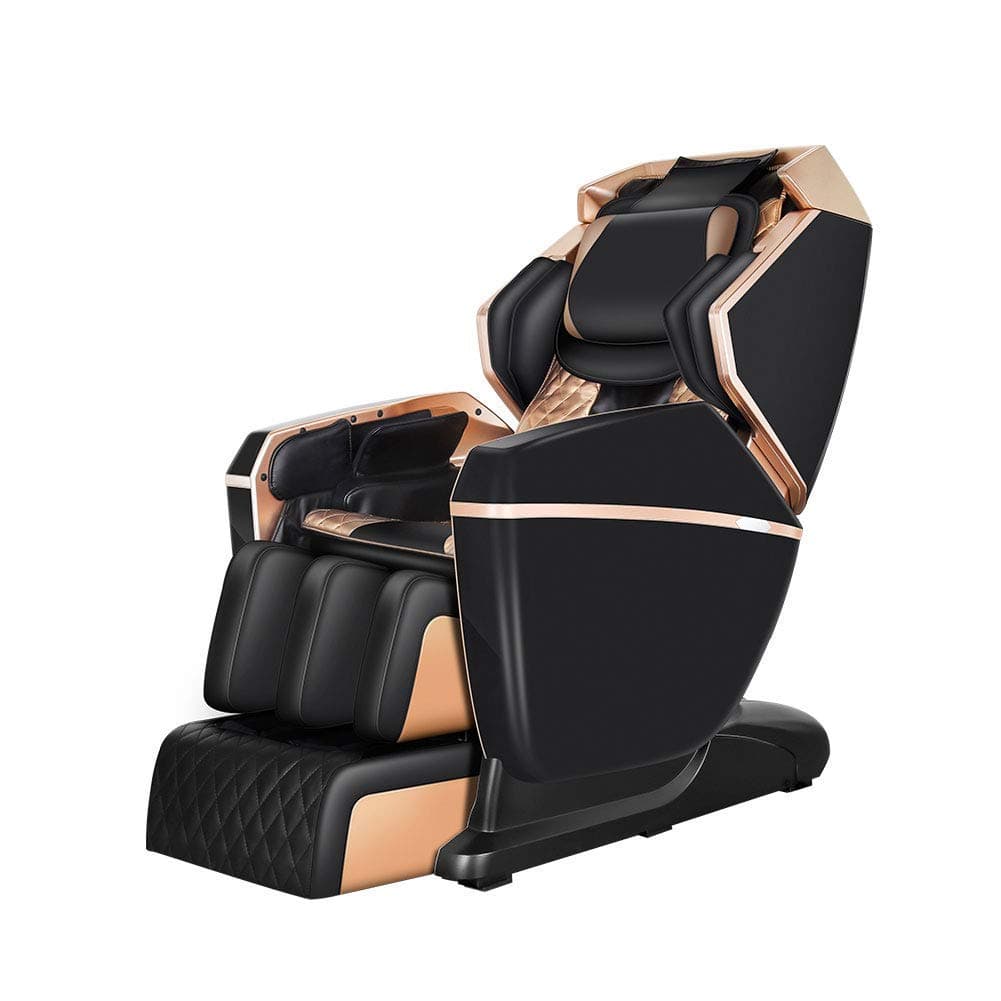 Zero Gravity Massage Chair, Full Body Pneumatic Massage Roller Massage with 3 Rows of Rolls from The Neck to The Hips Yoga Function with Bluetooth Heating