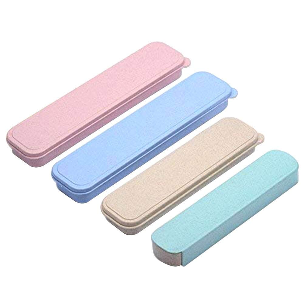 SEADEAR Portable Flatware Set Flatware Box Travel Camping Cutlery Box Portable for Travel