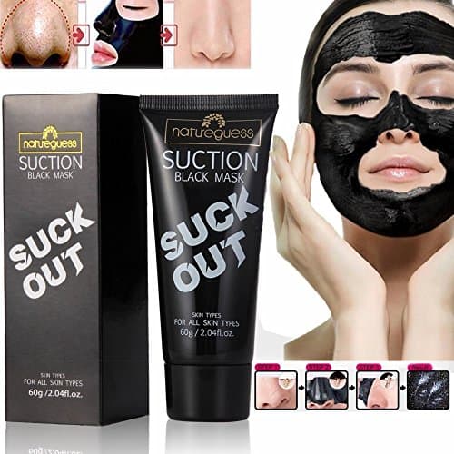 Blackhead Cleaner Purifying Deep Cleansing Blackhead Mud Face Mask/Peel Off Black Head Mask Anti Acne Mask, Cleaning Blackheads Remover Mask Acne Oil Control(60g)