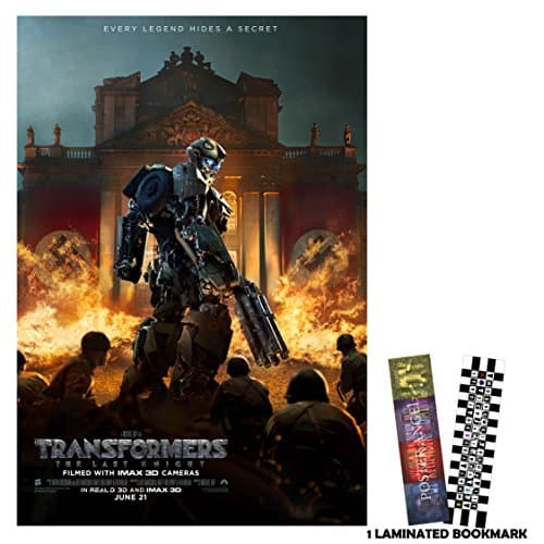 Transformers 5 : The Last Knight (2017) - Every Legend Has A Secret - 13 in x 19 in Movie Poster Flyer BORDERLESS + Free Bookmark