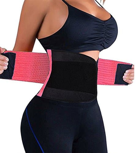 Breathable Mesh Back Brace DeepCamp Lower Back Pain Relief Lumbar Support Belt for Treatment of Sciatica, Scoliosis, Herniated Disc or Degenerative Disc Disease (S, Pink)