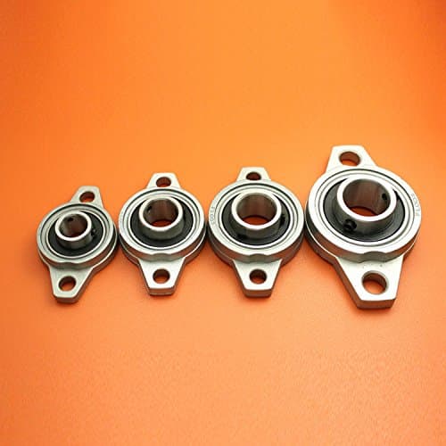 Pillow Block Bearing, Letool2pcs Diameter 25mm KFL005 Mounted Housing Self-aligning Pillow Flange Block Bearing
