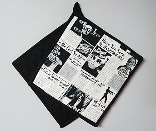 The Dead Beat Newspaper - Handmade 9x9" Pot Holder