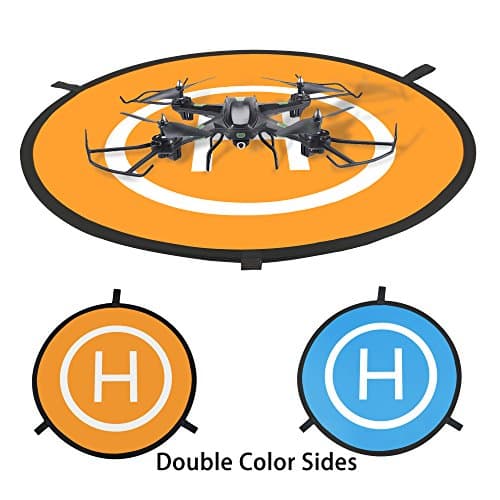 YESSBON Universal Portable Protective Fast-fold Landing Pad for RC Drones Helicopter,DJI Mavic Pro Phantom 3/4 /4 Pro,Inspire 1 /2,GoPro Karma, 3DR Solo,Parrot and foldable positive and negative